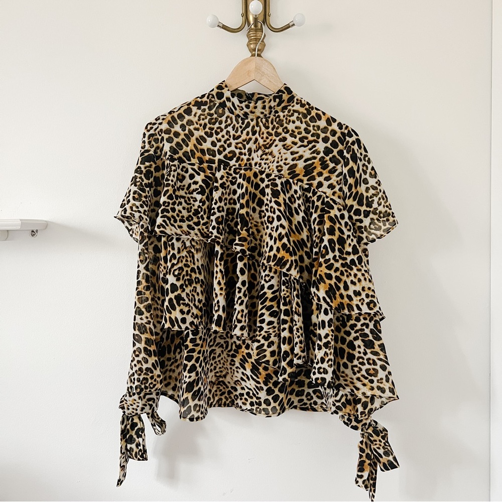 ASOS Cheetah Print Blouse